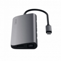 Переходник Satechi Aluminum Type-C Multimedia Adapter Space Gray (ST-TCMM8PAM)