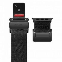 Ремінець AULUMU Titanium Mag Buckle Watch Band,Black Buckle - Black carbon+black C03-TI-B