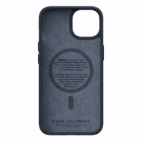 Чохол Njord Salmon Leather MagSafe Case Black for iPhone 14 (NA41SL00)