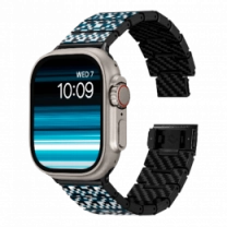 Ремiнець Pitaka Dreamland Chroma Carbon Band Mosaic for Apple Watch 49/45/44mm (AWB2303)