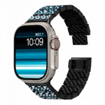Ремешок Pitaka Dreamland Chroma Carbon Band Mosaic для Apple Watch 49/45/44mm (AWB2303)