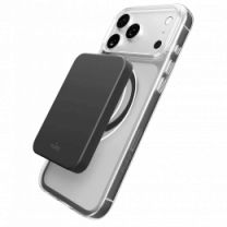 Чехол Puro Cover in TPU+PC "LITE MAG" with Magsafe for iPhone 17 Pro Max, transparent and dark grey PUIPC17P69LITEMDKGR
