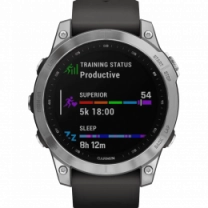 Смарт-часы Garmin Fenix 7 Silver with Graphite Band (010-02540-00/01) UA