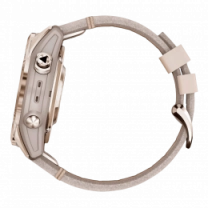 Смарт-часы Garmin Fenix 7S Pro Sapphire Solar Soft Gold w. Limestone L. Band (010-02776-30) UA