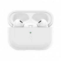Чохол Spigen для AirPods Pro (Gen 2, 2022), Silicone Fit, White+Strap Gray(ACS05811)