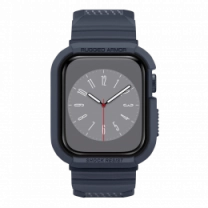 Чехол и ремешок 2в1 Spigen для Apple Watch 45mm/44mm Rugged Armor Pro, Charcoal Gray(ACS00819)