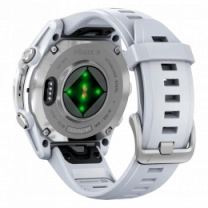 Спортивний годинник Garmin Fenix 8 43mm AMOLED Silver with Whitestone Silicone Band (010-02903-00)