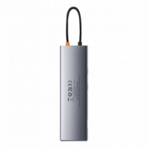 Хаб Baseus Multifunctional Metal Gleam 11-in-1 Type-C (Gray) (CAHUB-CT0G)