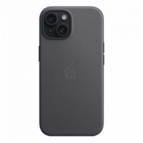Чехол iPhone 15 Plus FineWoven Case with MagSafe - Black (MT423)