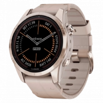 Смарт-часы Garmin Fenix 7S Pro Sapphire Solar Soft Gold w. Limestone L. Band (010-02776-30) UA
