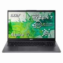 Ноутбук 15,6" Acer Aspire 15 A15-41M (NX.KXAEU.00C) AMD R5 8640HS/16/512/UMA/DOS/Steel Gray