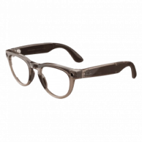 Смарт-окуляри Ray-Ban Meta Headliner Shiny Warm Stone Frame Clear/Clear Lenses (RW4009 6705ZX 50-23)