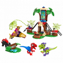 Конструктор LEGO Spidey Битва Паука и раптора Гобби в штаб-доме на дереве