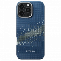 Чохол Pitaka Tactile Woven Case StarPeak Milky Way Galaxy for iPhone 16 Pro (KI1601PMYG)