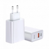 Адаптер Baseus Speed PPS QC 30W USB+Type-C White (CCFS-C02)