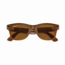 Смарт-окуляри Ray-Ban Meta Wayfarer Shiny Caramel/Polar Brown size L (RW4006 670683 50-22)