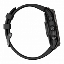 Смарт-годинник Garmin Epix Pro Gen 2 Sapphire 47mm Carbon G. DLC Tit. with Black Band (010-02803-10/11/54) UA