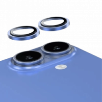 Защитное стекло на камеру Keephone KP-SPL-002 iPhone 16/16 Plus Blue