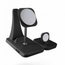 Zens 4-in-1 Modular Wireless Charger with iPad Charging Stand Black (ZEAPM03/00)