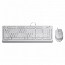 A4Tech Fstyler F1010, комплект дротовий клавіатура з мишою, USB, білий колір