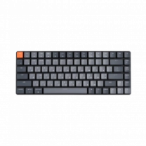 Клавіатура механічна K3 84Key, Optical Blue, BT/USB-A, Hot-swap, Low Profile, EN/UKR, White LED, Чор