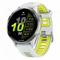 Смарт-годинник Garmin Forerunner 970 Titanium w. Whitestone Case and Whitestone/T. Amp Yellow Band (010-02969-01/11)