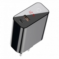 Адаптер Baseus Speed PPS QC 45W Type-C+USB Black (CCFSEU907-01)