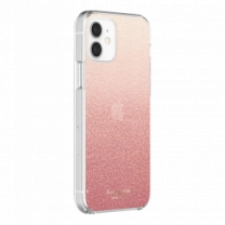 Чохол Kate Spade iPhone 12/12 Pro Glitter Ombre Sunset Pink (KSIPH-153-GLOSN)