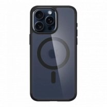 Чохол Spigen для Apple iPhone 15 Pro Ultra Hybrid MagFit, Frost Black (ACS06720)