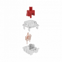 Клавиатура механическая Keychron C1 Pro 87Key, K pro Red, USB-A, QMK/VIA, Hot-swap, EN/UKR, RGB, черный