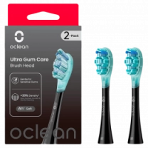 Насадка для зубной електрощетки Oclean UG02 B02 Ultra Gum Care Brush Black (2 шт) (6970810553567)