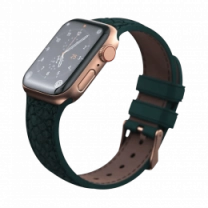 Ремешок Njord Salmon Leather Strap Dark Green для Apple Watch 41mm/40mm (SL14112)