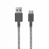 Кабель Native Union Belt Cable USB-A to USB-C Zebra (1.2 m) (BELT-AC-ZEB-NP)