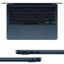Macbook Air 13 Apple M3/8CPU/10GPU/16GB/256GB SSD/ Midnight 2024 (Z1BC0015S)
