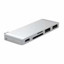Хаб Satechi Type-C USB 3.0 Passthrough Hub Silver (ST-TCUPS)