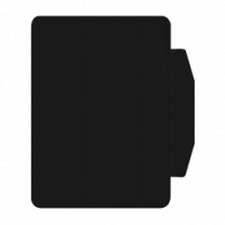 Чехол Macally Protective Case and Stand iPad Pro 12,9" (2021/2020) Black (BSTANDPRO5L-B)