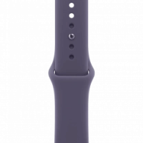 Apple Watch Series 11 GPS + Cellular 46mm Silver Aluminium Case with Purple Fog Sport Band - M/L (MFCR4)