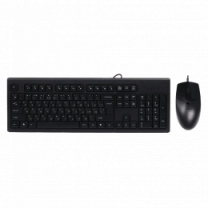 Комплект A4Tech клавіатура+мишка KR-83+OP-720S, USB, Чорна