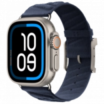 Apple Watch Hermès Ultra 2 2024 GPS + Cellular 49mm Natural Titanium Case with Bleu Nuit En Mer (MX773)