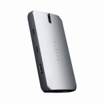 Перехідник Satechi Aluminum Type-C On-the-Go Multiport Adapter Space Gray (ST-UCMBAM)