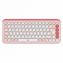 LOGITECH POP ICON KEYS - ROSE - US INT'L - BT - N/A - INTNL-973