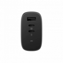 Зарядний пристрій Native Union Fast GaN Charger PD 67W 3 Ports Black (FAST-PD67-BLK-2CA)
