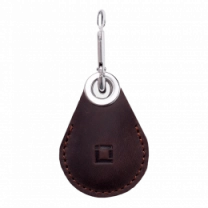 Шкіряний чохол INCARNE Key Tag для AirTag коричневий
