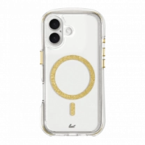 Чохол Laut AERO SPARKLE для iPhone 16 MagSafe Crystal Gold (L_IP24A_AS_GD)