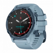 Спортивные часы Garmin Descent Mk2S Mineral Blue with Sea Foam Silicone Band (010-02403-07) UA