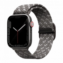 Ремешок Uniq Aspen Braided DE для Apple Watch 49 | 45 | 44 | 42 mm Pebble Grey (UNIQ-45MM-ASPDEPGRY)