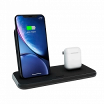 Зарядна станція Zens Stand + Dock Aluminium Wireless Charger Black (ZEDC06B/00)