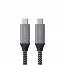 Satechi USB4 C to C Cable 100W Space Gray (25 cm) (ST-U4C25M)