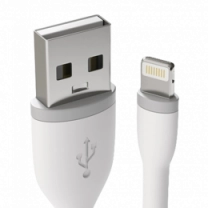 Кабель Satechi Flexible Charging Lightning Cable White 6" (0.15 m) (ST-FCL6W)