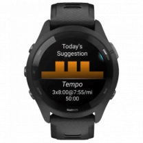Смарт-годинник Garmin Forerunner 265 Black Bezel and Case w. Black/Powder Gray Silicone Band (010-02810-10)